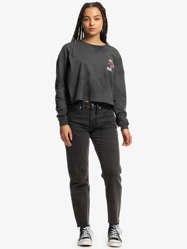 Quiksilver x Stranger Things 86 Oversized 2022 - Long Sleeve T-Shirt for Women  EQWZT03155