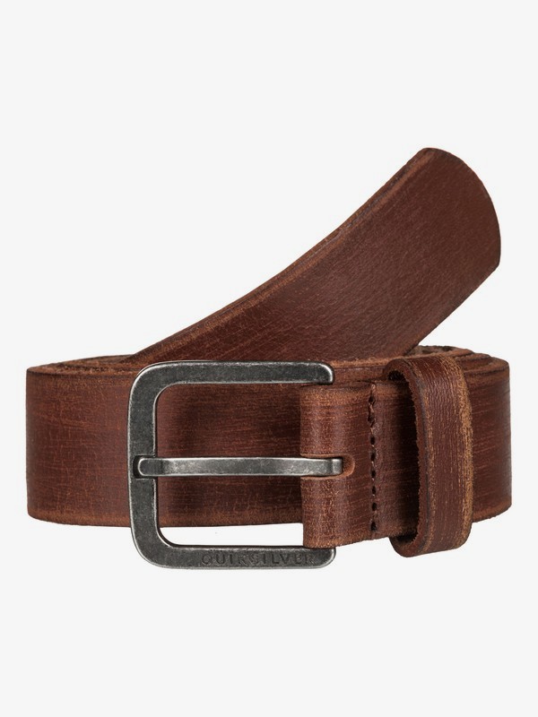 Edge Type Leather Belt Quiksilver