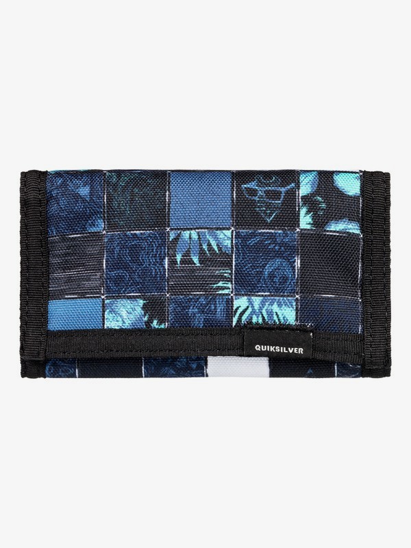 quiksilver, The Everydaily - Tri-Fold Wallet for Men, BIJOU BLUE (bng0) 0 The Everydaily - Tri-Fold Wallet for Men Blue EQYAA03530 Quiksilver