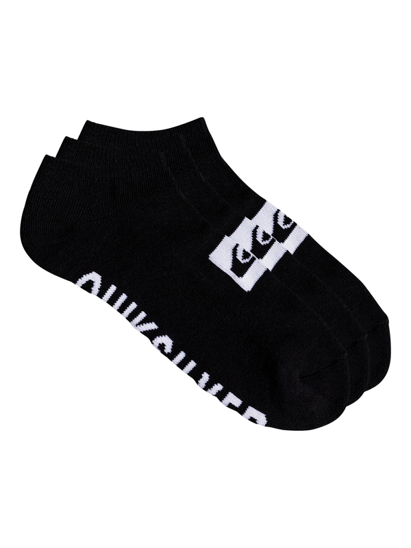 quiksilver, 3 Pack - Ankle Socks, BLACK (kvj0) 0 3 Pack - Ankle Socks Black EQYAA03667 Quiksilver
