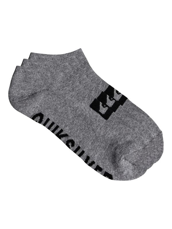 quiksilver, 3 Pack - Ankle Socks, LIGHT GREY HEATHER (sgrh) 0 3 Pack - Ankle Socks Grey EQYAA03667 Quiksilver