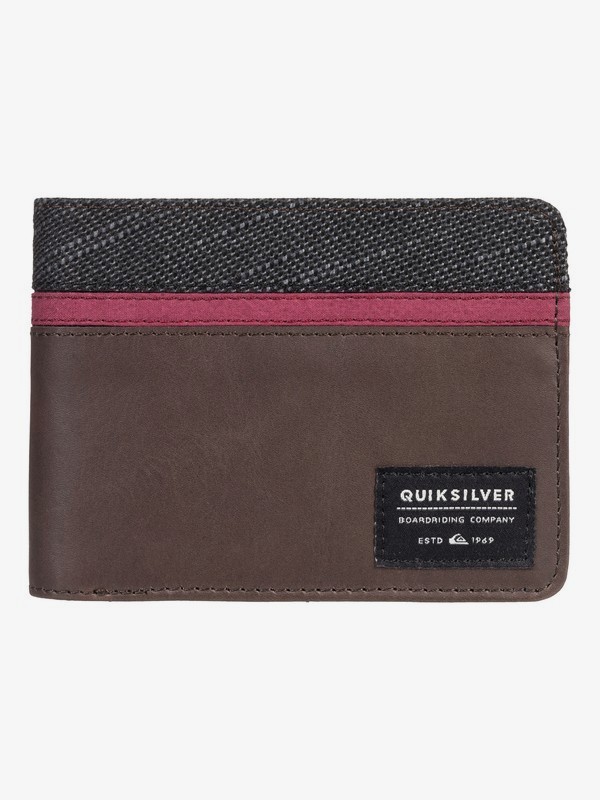 quiksilver, Reef Break - Cartera de Doble Hoja, CHOCOLATE BROWN (csd0) 0 Reef Break - Cartera de Doble Hoja EQYAA03759 Quiksilver