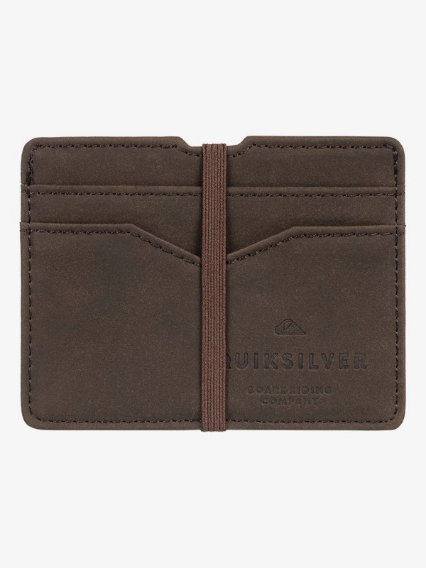 quiksilver, Floker - Tarjetero para Hombre, CHOCOLATE BROWN (csd0) 0 Floker - Tarjetero para Hombre Marron EQYAA03826 Quiksilver