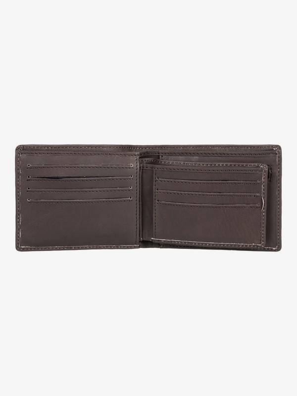 Fossil Brieftasche für Herren Quinn, 100% Leder Bifold braun 11,4 cm L