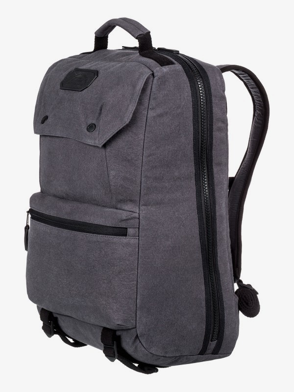 Premium 28L Large Canvas Backpack Quiksilver