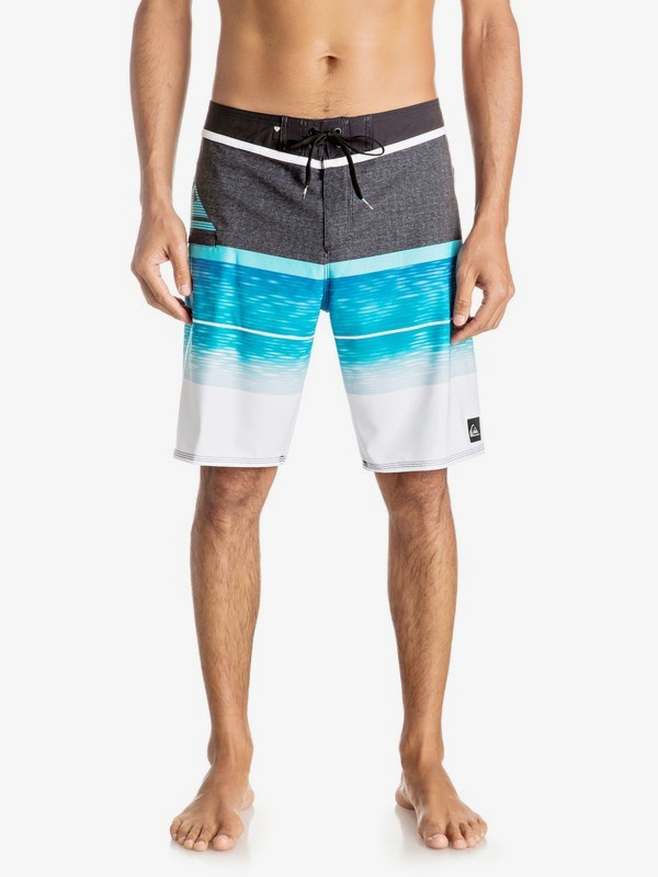 quiksilver, Slab Logo Vee 20" - Boardshort, BLUE DANUBE (bms6) 0 Slab Logo Vee 20" - Boardshort EQYBS03585 Quiksilver