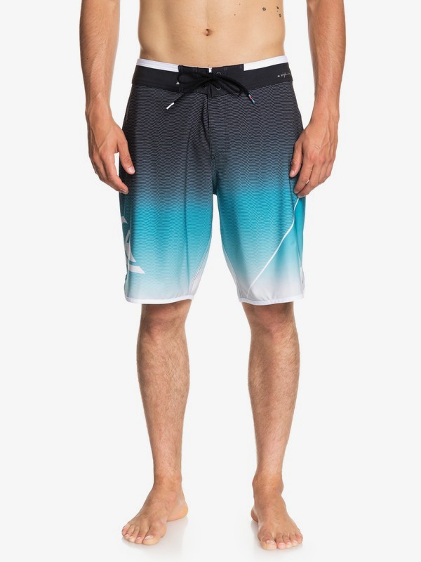quiksilver, Highline New Wave 20" - Board Shorts for Men, TYPHOON (bny6) 0 Highline New Wave 20" - Board Shorts for Men Blue EQYBS03861 Quiksilver