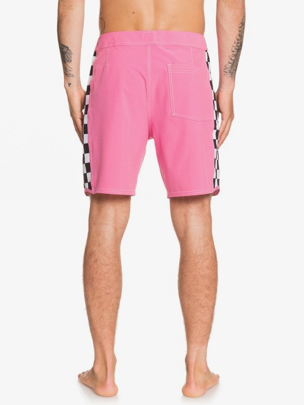 quiksilver checkered boardshorts