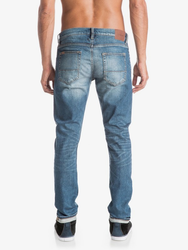 Zeppelin Medium Blue 32" Skinny Jeans Quiksilver