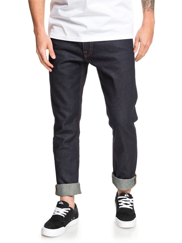 quiksilver, Distorsion Rinse - Slim Fit Jeans for Men, RINSE (bsnw) 0 Distorsion Rinse - Slim Fit Jeans for Men Blue EQYDP03399 Quiksilver