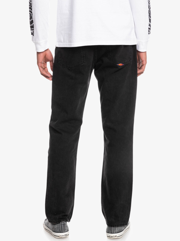 Baggy Washed Black Black - Organic Baggy Fit Jeans for Men  EQYDP03448