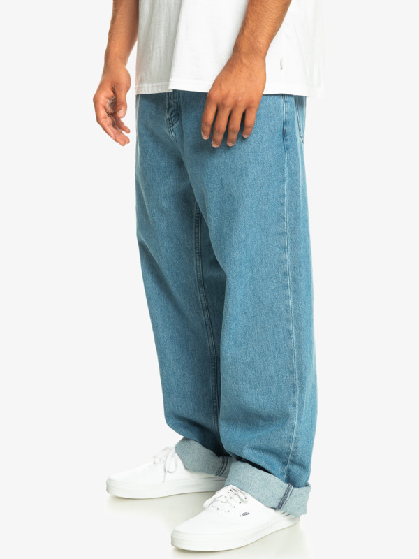 Mens Baggy Nineties Wash Jeans 