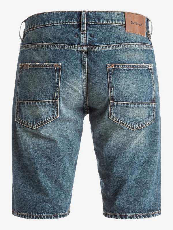 Sequel Vintage Brown Denim Shorts EQYDS03039 Quiksilver