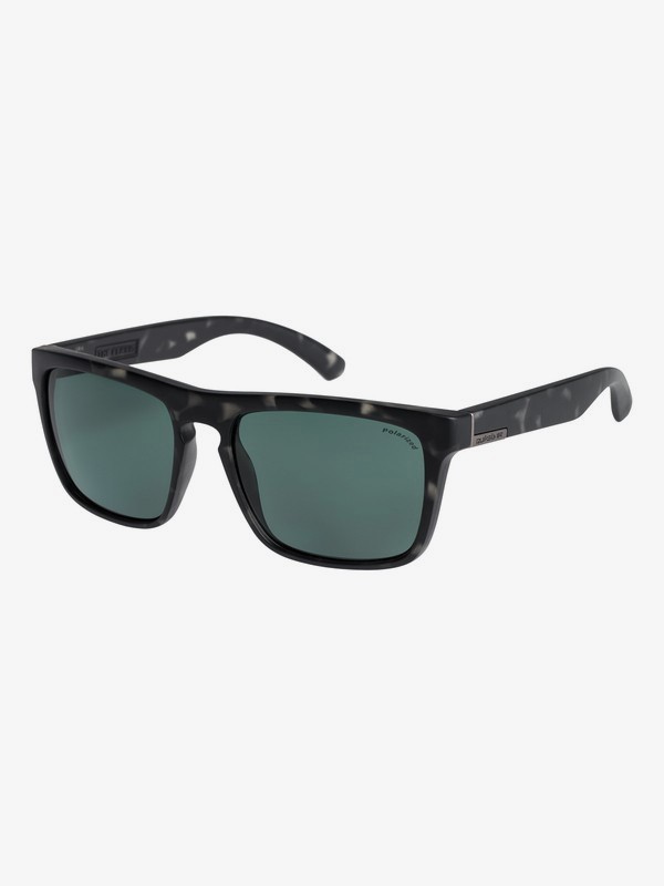 quiksilver, The Ferris Polarised - Gafas de Sol para Hombre, TORTOISE BLACK/PLZ GREEN (xkkg) 0 The Ferris Polarised - Gafas de Sol para Hombre Negro EQYEY03022 Quiksilver