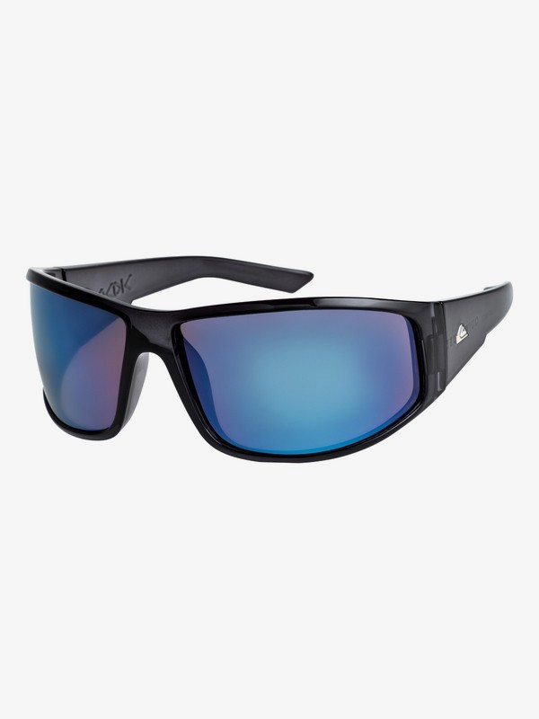quiksilver, AKDK - Sunglasses for Men, SHINY CRYSTAL SMOKE/FLASH BLUE (xssb) 0 AKDK - Sunglasses for Men Grey EQYEY03030 Quiksilver