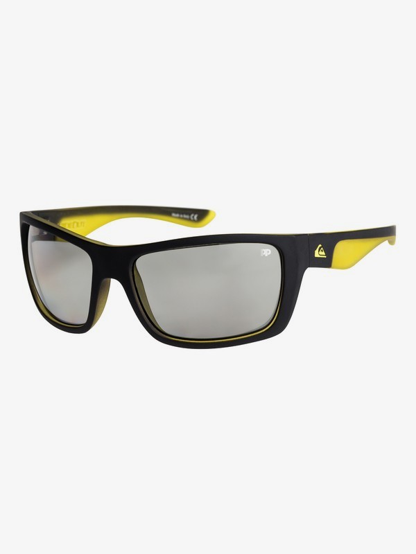 quiksilver, Hideout Polarised Photochromic - Sunglasses for Men, MATTE BLACK-YELLOW/PHOTOCHROMI (xkkg) 0 Hideout Polarised Photochromic - Sunglasses for Men Black EQYEY03033 Quiksilver