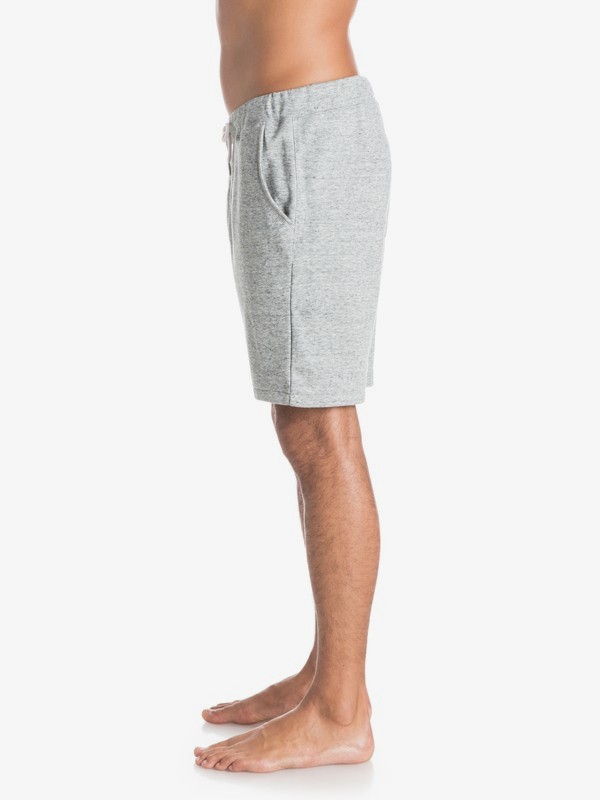 grey fleece shorts mens
