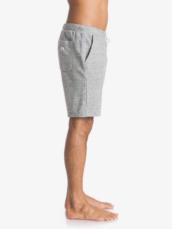 grey fleece shorts mens