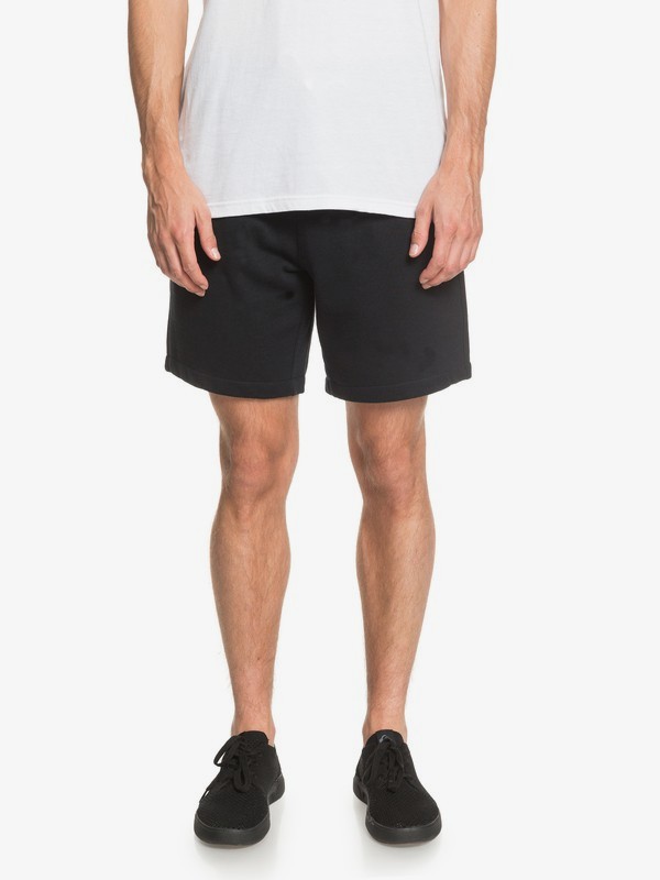 plain black sweat shorts