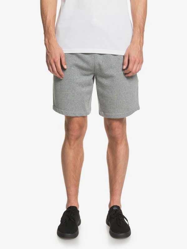 men grey sweatshorts