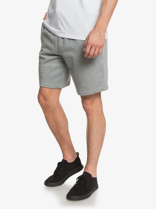 light grey sweatshorts