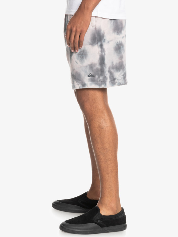 Mens Natural Tie Dye Tracksuit Shorts Quiksilver