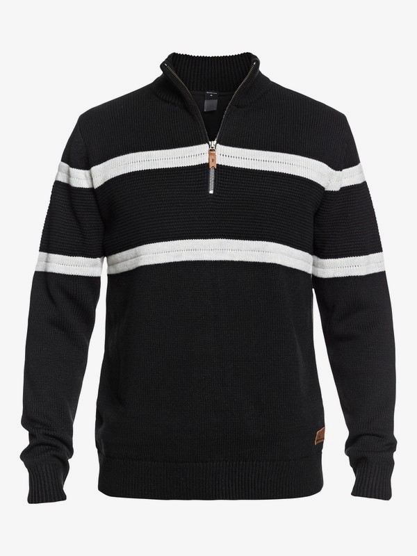 Dude Technical Knitted HalfZip Jumper for Men EQYFT03805 Quiksilver