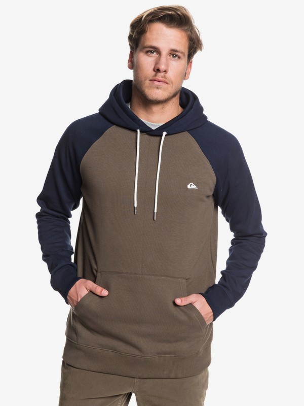 quiksilver, Everyday - Hoodie for Men, CROCODILE (crn0) 0 Everyday - Hoodie for Men Brown EQYFT03846 Quiksilver