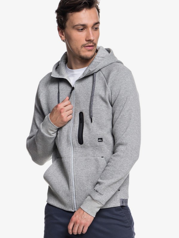 Quikbond Zip Hoodie 191274646213 | Quiksilver