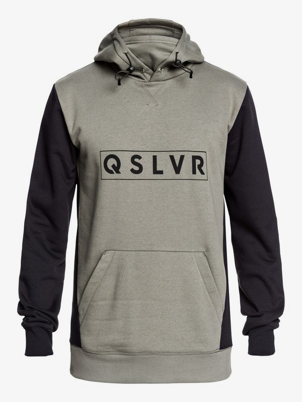 quiksilver, Big Logo Tech - Sudadera Técnica con Capucha para Hombre, AGAVE GREEN (gzc0) 0 Big Logo Tech - Sudadera Técnica con Capucha para Hombre Verde EQYFT03954 Quiksilver
