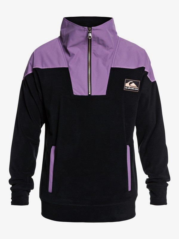 quiksilver, Anniversary - Sudadera Técnica con Cremallera para Hombre, BLACK (kvj0) 0 Anniversary - Sudadera Técnica con Cremallera para Hombre Negro EQYFT03983 Quiksilver