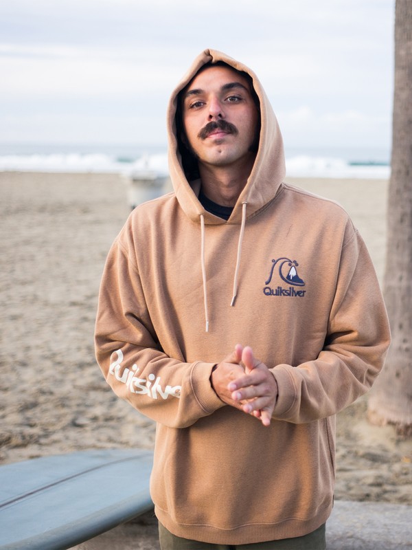 quiksilver, Худи Sweet As Slab, CARIBOU (sze0) 0 Худи Sweet As Slab Серый EQYFT04003 Quiksilver