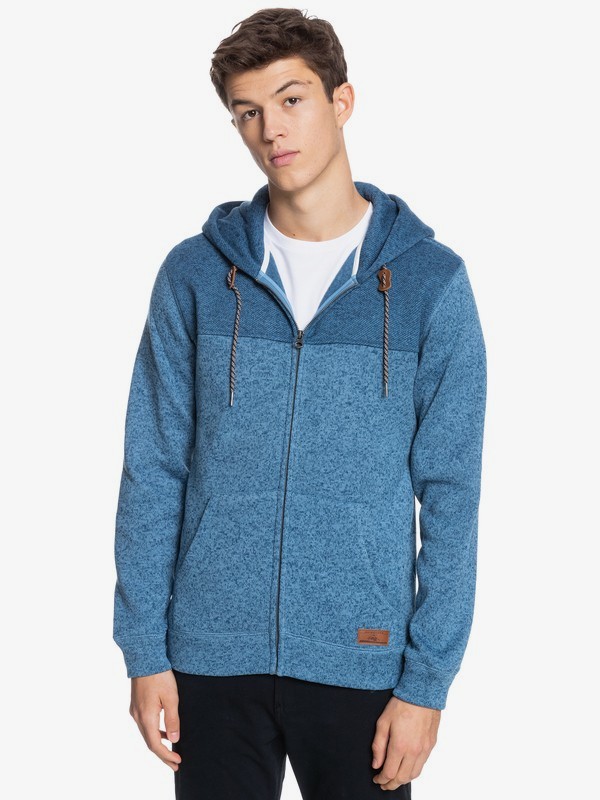 Download Mens Keller Block Fleece Lined Hoodie EQYFT04013 | Quiksilver