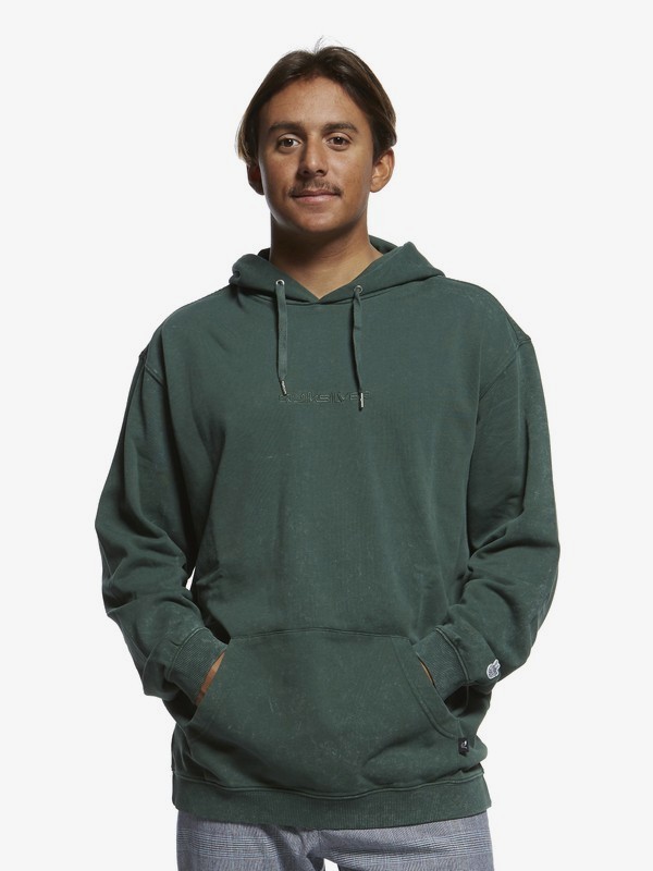 quiksilver, Acid Sun - Hoodie for Men, GARDEN TOPIARY (grt0) 0 Acid Sun - Hoodie for Men Green EQYFT04027 Quiksilver