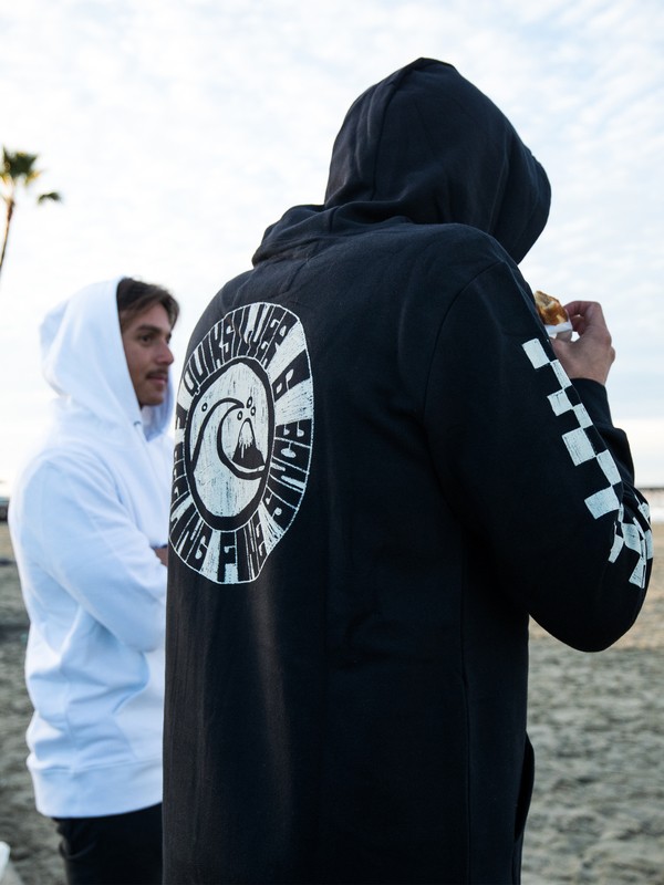 quiksilver, Quik Vinyl - Sudadera con Capucha para Hombre, BLACK (kvj0) 0 Quik Vinyl - Sudadera con Capucha para Hombre Negro EQYFT04028 Quiksilver