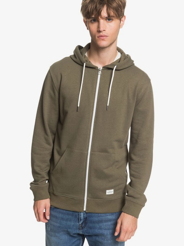 Essentials Organic ZipUp Hoodie for Men Quiksilver