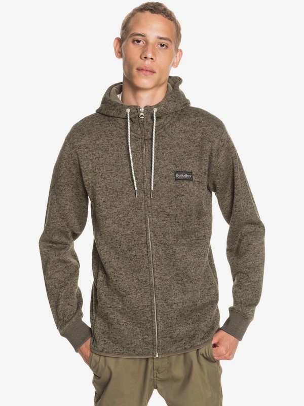 Keller - Zip-Up Polar Fleece Hoodie for Men | Quiksilver