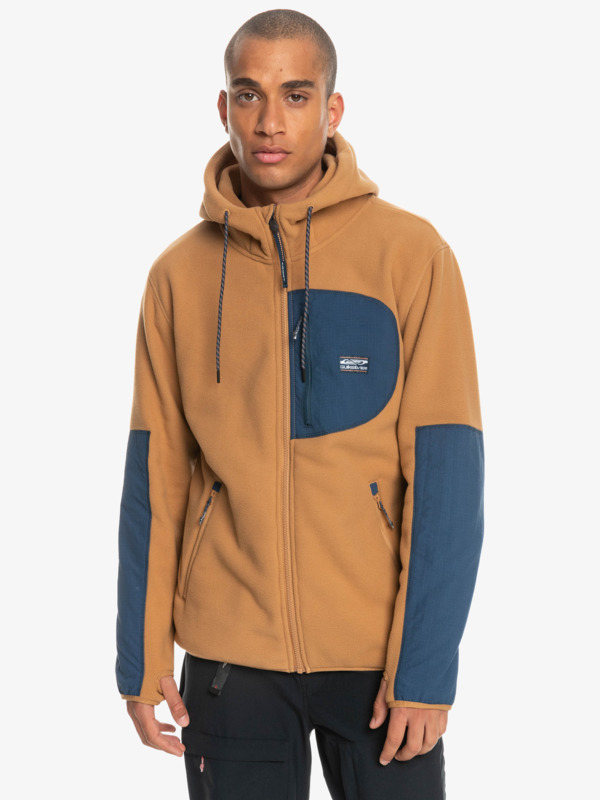 Down Time Zip Up Hoodie for Men Quiksilver