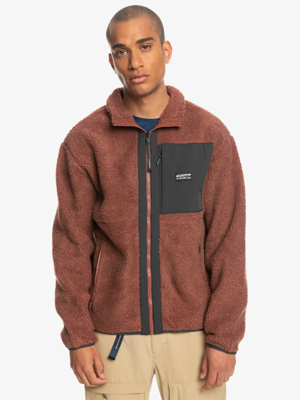 Shallow Water - Zip Up Sherpa Fleece for Men  EQYFT04682