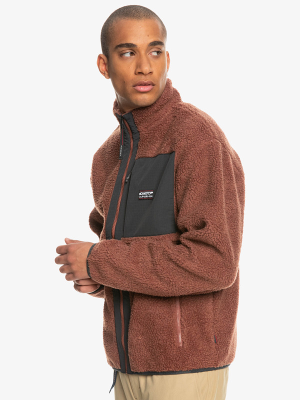 Shallow Water - Zip Up Sherpa Fleece for Men  EQYFT04682