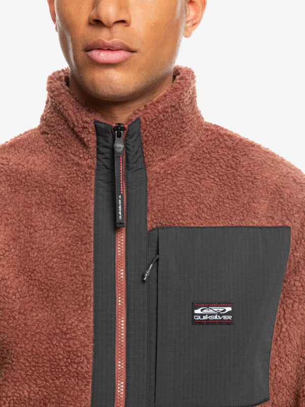 Shallow Water - Zip Up Sherpa Fleece for Men  EQYFT04682