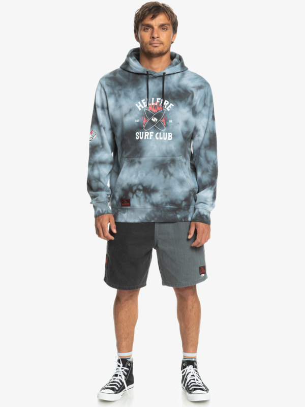 Quiksilver x Stranger Things Hellfire Surf Club - Hoodie for Men EQYFT04715