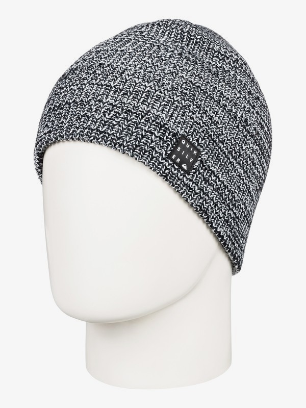 quiksilver, Silas - Gorro para Hombre, BLACK HEATHER (krph) 0 Silas - Gorro para Hombre Negro EQYHA03193 Quiksilver