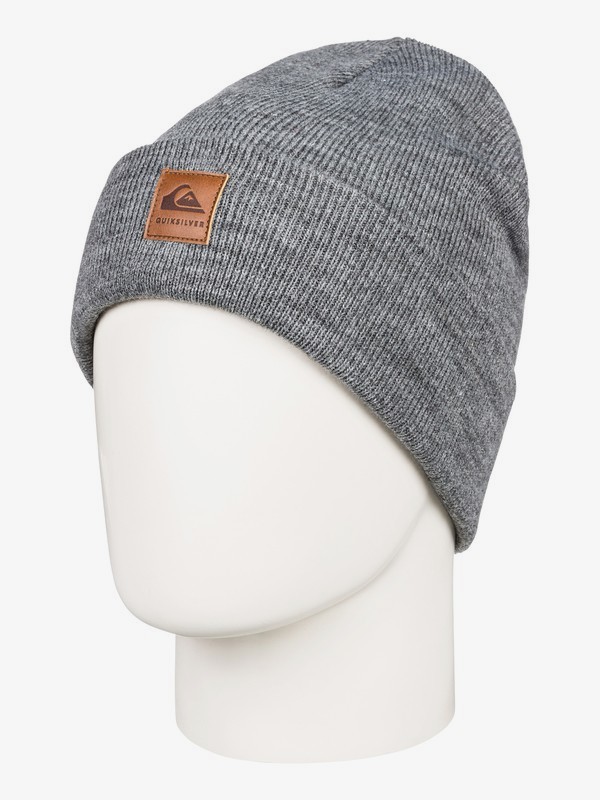 quiksilver, Brigade - Gorro con Dobladillo para Hombre, BLACK HEATHER (krph) 0 Brigade - Gorro con Dobladillo para Hombre Negro EQYHA03197 Quiksilver