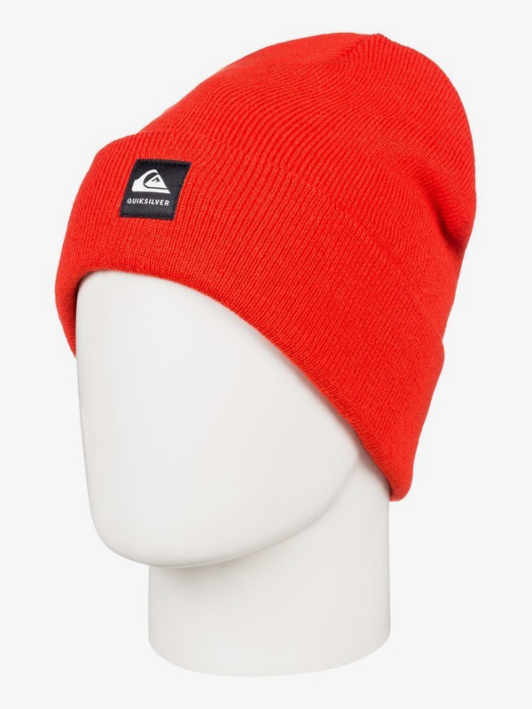 quiksilver, Brigade - Gorro con Dobladillo para Hombre, POINCIANA (nzg0) 0 Brigade - Gorro con Dobladillo para Hombre Naranja EQYHA03197 Quiksilver