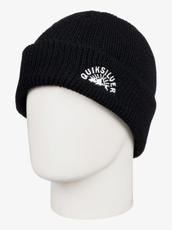 quiksilver, Tofino - Bonnet à revers pour Homme, BLACK (kvj0) 0 Tofino - Bonnet à revers pour Homme Noir EQYHA03208 Quiksilver