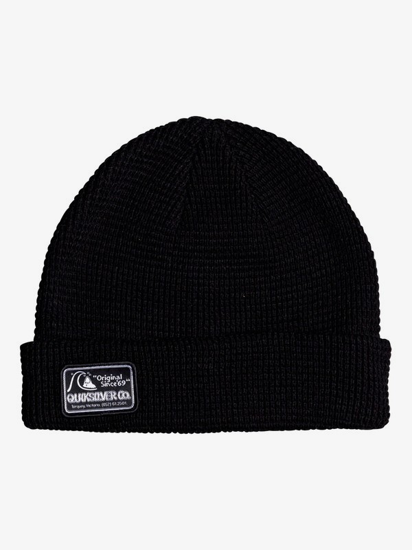 quiksilver, Local - Mütze mit Krempe für Männer, BLACK BLACK (kvj0) 0 Local - Mütze mit Krempe für Männer Schwarz EQYHA03216 Quiksilver