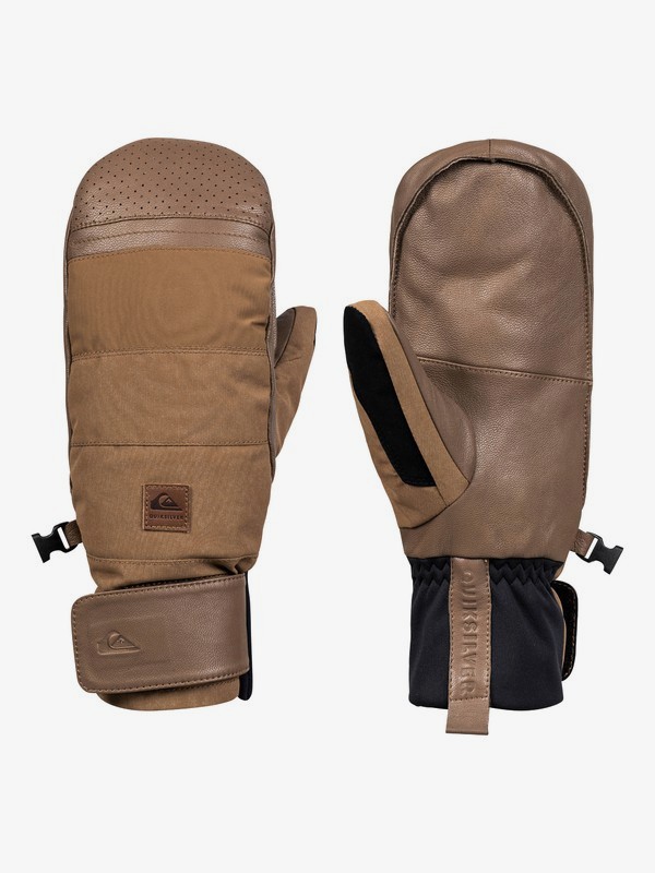quiksilver, Squad - Manoplas para Snowboard/Esquí para Hombre, OTTER (cnq0) 0 Squad - Manoplas para Snowboard/Esquí para Hombre Marron EQYHN03119 Quiksilver