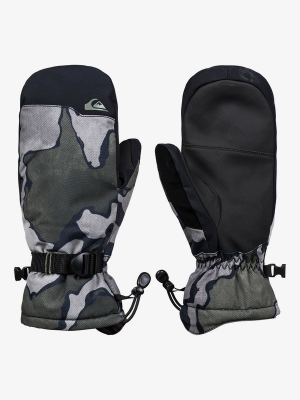 quiksilver, Mission - Manoplas para Snowboard/Esquí para Hombre, BLACK SIR EDWARDS (kvj5) 0 Mission - Manoplas para Snowboard/Esquí para Hombre Negro EQYHN03126 Quiksilver