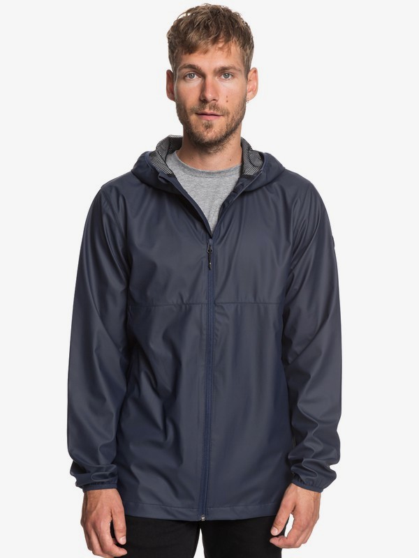 rains hooded raincoat